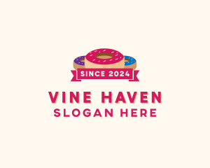 Sweet Doughnut Pastry logo design