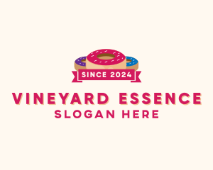 Sweet Doughnut Pastry logo design