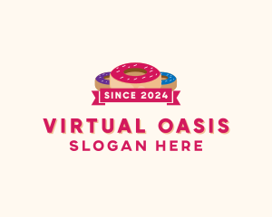 Sweet Doughnut Pastry logo design