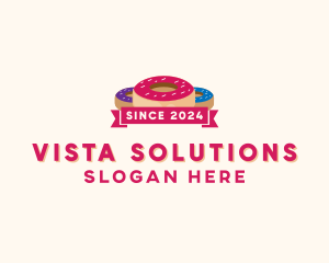 Sweet Doughnut Pastry logo design