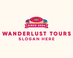 Sweet Doughnut Pastry logo design