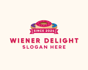 Sweet Doughnut Pastry logo design