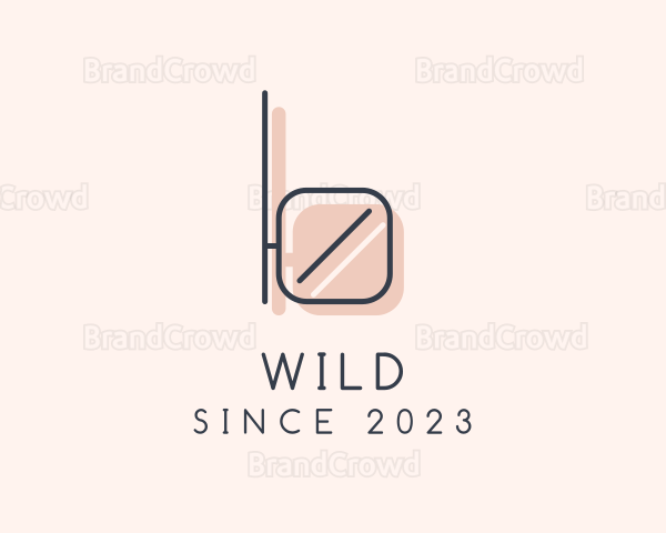 Hipster Beauty Letter B Logo