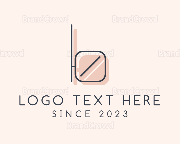 Hipster Beauty Letter B Logo