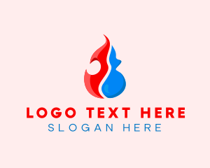 Industrial - Fire Water Energy logo design