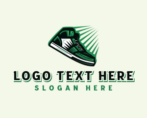 Activewear - Sneakers Shoe Footwear logo design