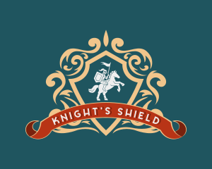Knight - Medieval Knight Crest logo design