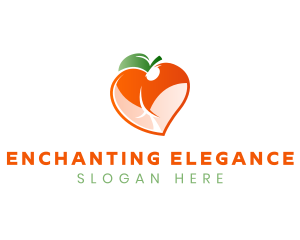 Alluring - Erotic Lingerie Fruit logo design