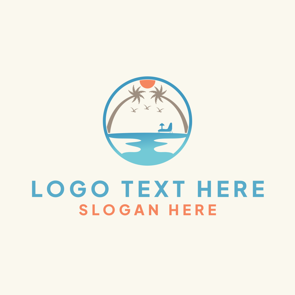 Summer Ocean Resort Logo | BrandCrowd Logo Maker