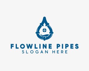 Handyman Pipe Plumbing logo design