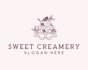 Wedding Cake Bakery logo design