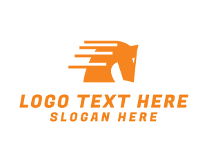 Race - Fast Horse Steed logo design