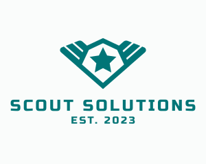 Scout - Wings Security Aviation logo design