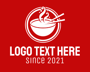 Noodle Soup Bowl Logo