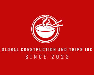 Oriental - Noodle Soup Bowl logo design