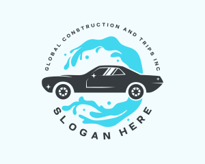 Car Water Splash Logo