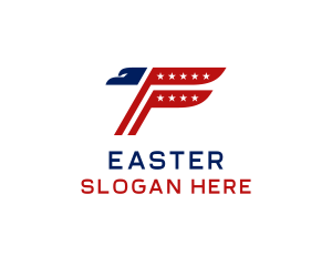 Eagle Aviation Letter F Logo