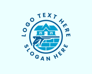 Water Spray - Home Power Wash Cleaning logo design