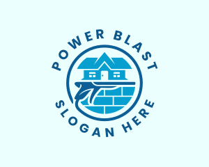 Home Power Wash Cleaning logo design