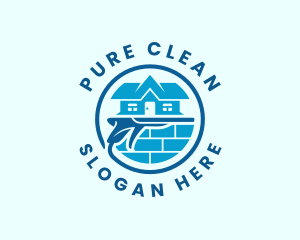 Home Power Wash Cleaning logo design