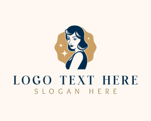 Lady - Pinup Woman Lady logo design
