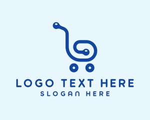 Web - Tech Shopping Cart logo design