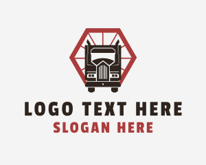 Transportation - Delivery Truck Transport logo design