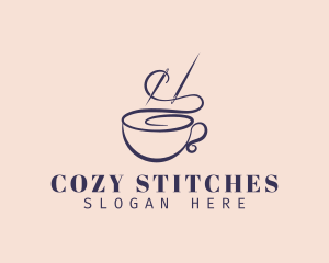 Sewing Thread Cup logo design