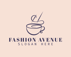 Garments - Sewing Thread Cup logo design