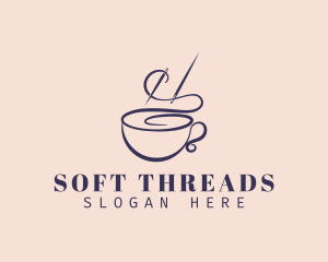 Sewing Thread Cup logo design