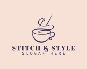 Sewing Thread Cup logo design