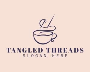 Sewing Thread Cup logo design