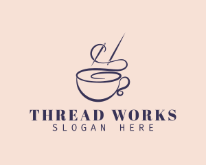 Sewing Thread Cup logo design