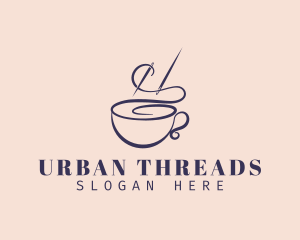 Sewing Thread Cup logo design