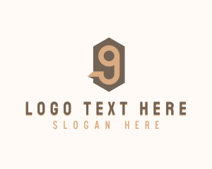 Number 9 - Generic Company Letter G logo design