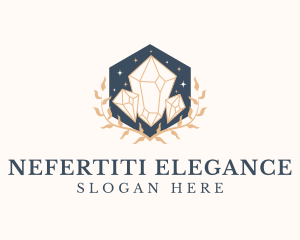 Elegant Crystal Jewelry logo design