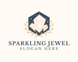 Elegant Crystal Jewelry logo design