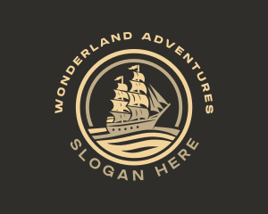 Ship Travel Sailing logo design