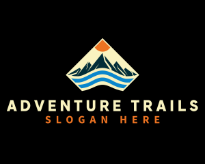 Mountain Outdoor Adventure logo design