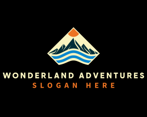 Mountain Outdoor Adventure logo design