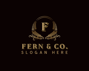 Fern - Elegant Floral Ornament logo design