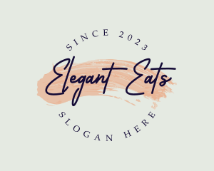 Elegant Paint Beauty logo design