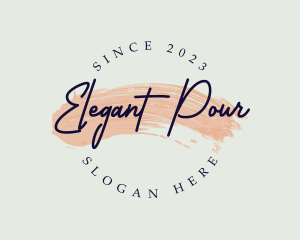 Elegant Paint Beauty logo design