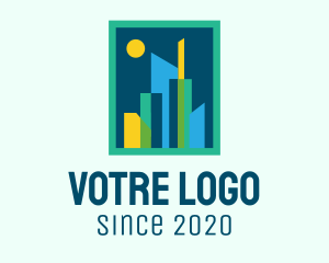 Multicolor - Geometric Urban City logo design