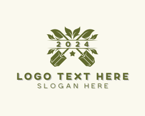 Shovel - Shovel Leaf Gardening logo design