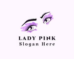 Eyeshadow - Pretty Woman Makeup logo design
