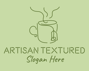 Green Tea Cup  logo design