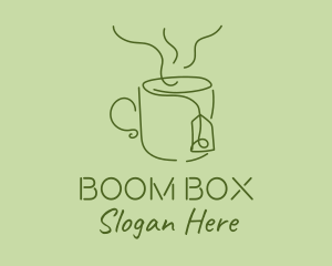 Green Tea Cup  logo design