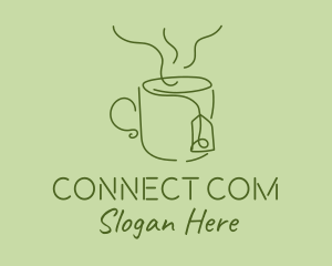 Green Tea Cup  logo design