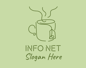 Green Tea Cup  logo design